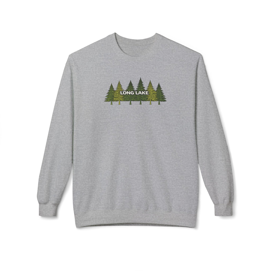 Long Lake Pine Trees Sweatshirt