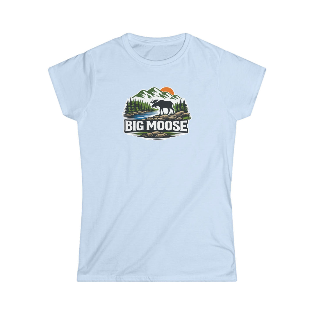 Big Moose Sunset Ladies Tee