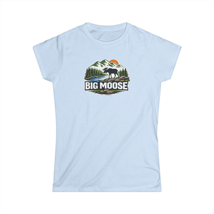 Big Moose Sunset Ladies Tee