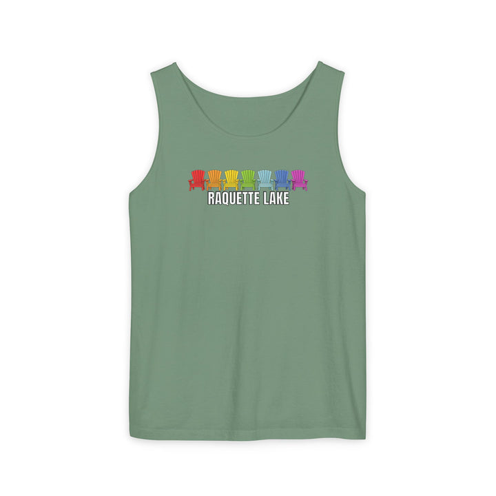 Raquette Lake Unisex Tank - Rainbow Chairs