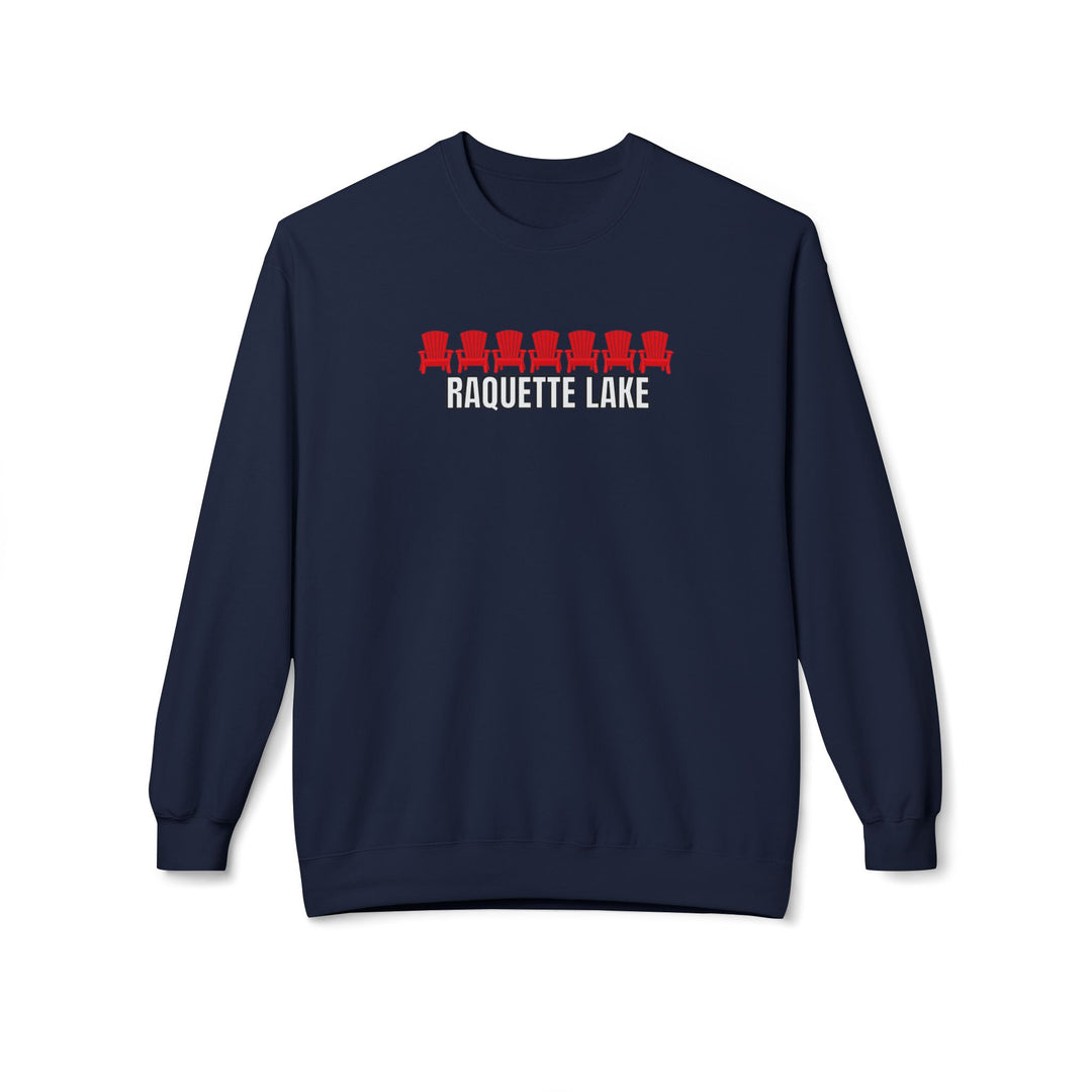 Raquette Lake Sweatshirt - Red Chairs