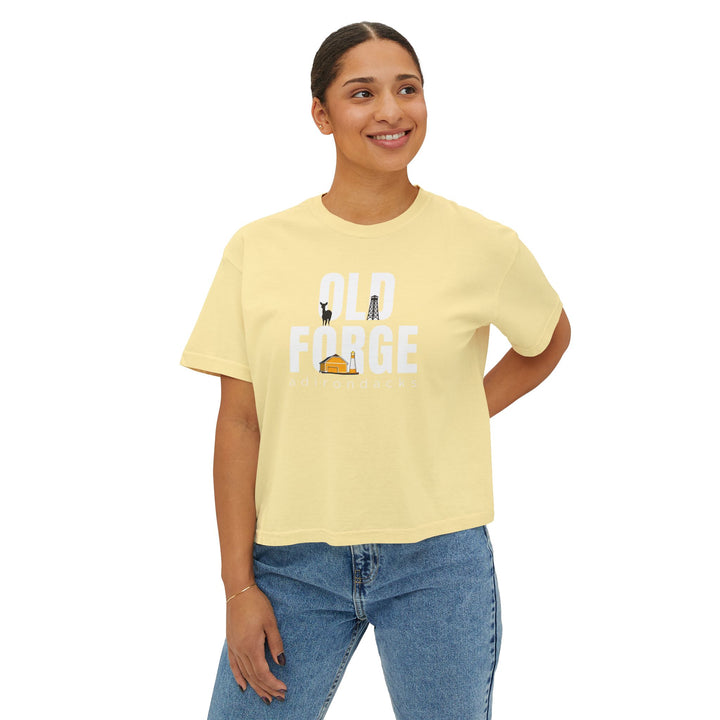 Old Forge Adirondacks Ladies Boxy Tee