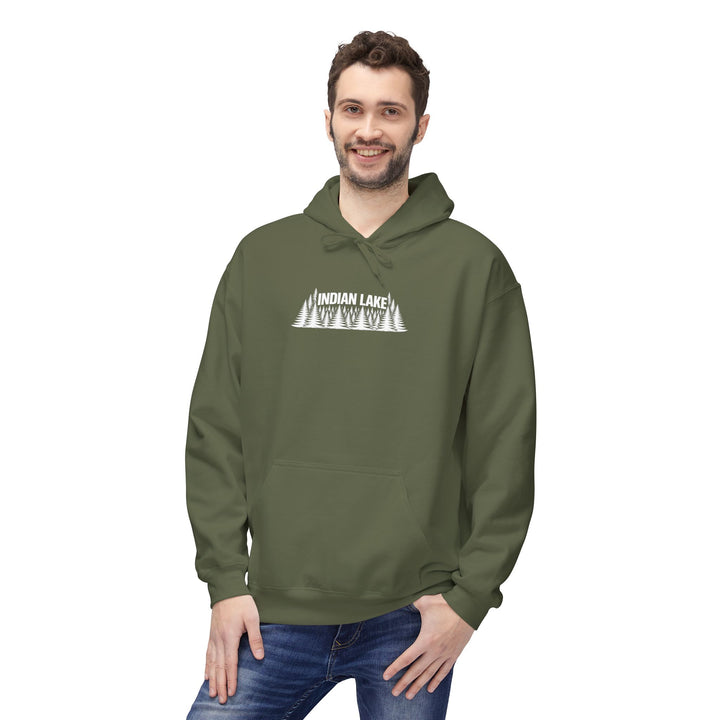 Indian Lake Hoodie - Trees