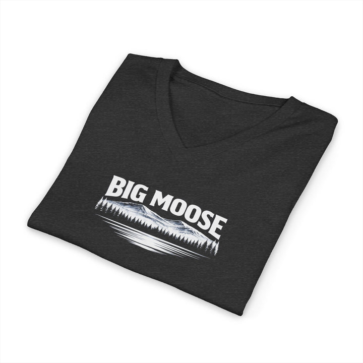 Big Moose Mtn Unisex V-Neck Tee