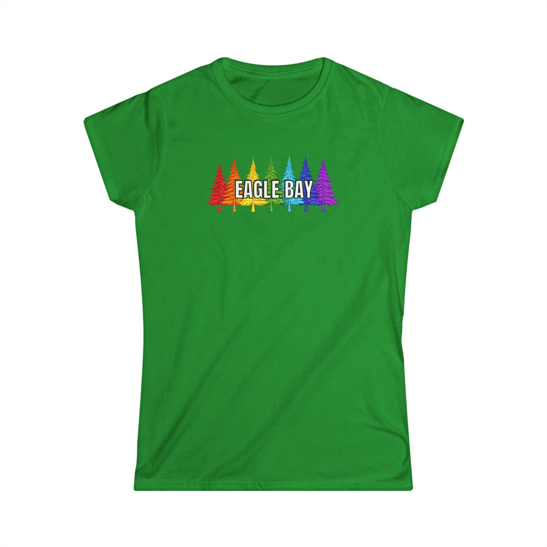 Eagle Bay Ladies Tee Rainbow Trees