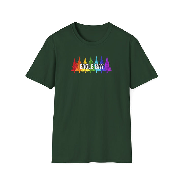 Eagle Bay Unisex T-Shirt - Rainbow Trees