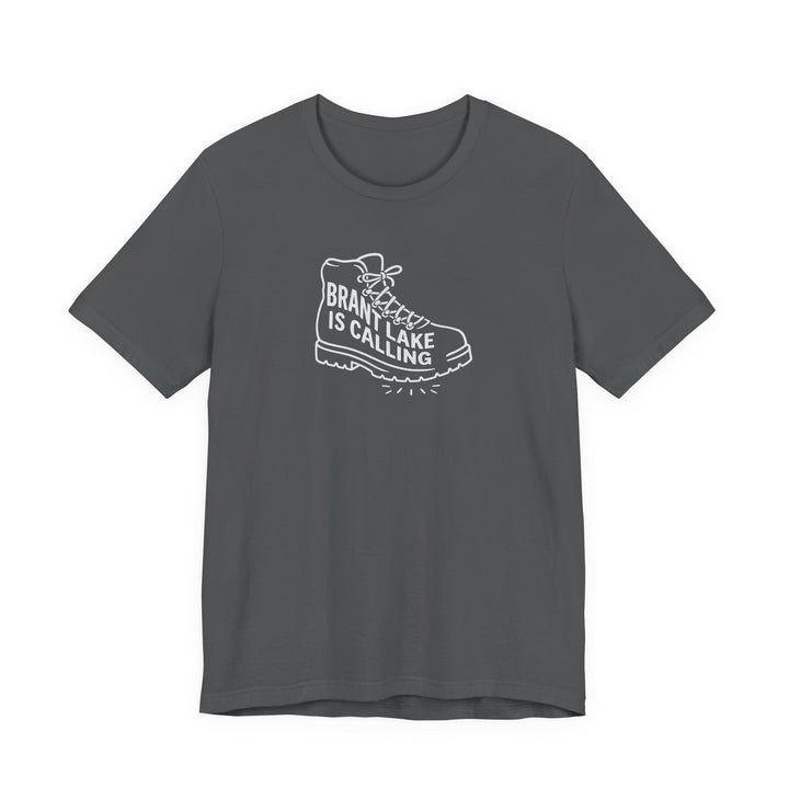 Brant Lake is Calling Hiking Boot Tee