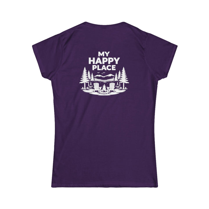 Big Moose My Happy Place Ladies Tee