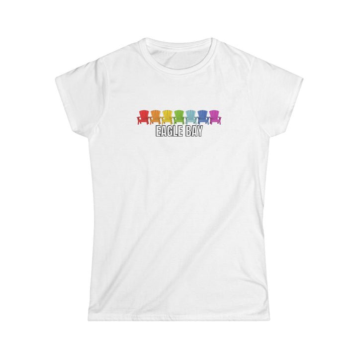 Eagle Bay Ladies Tee - Rainbow Chairs