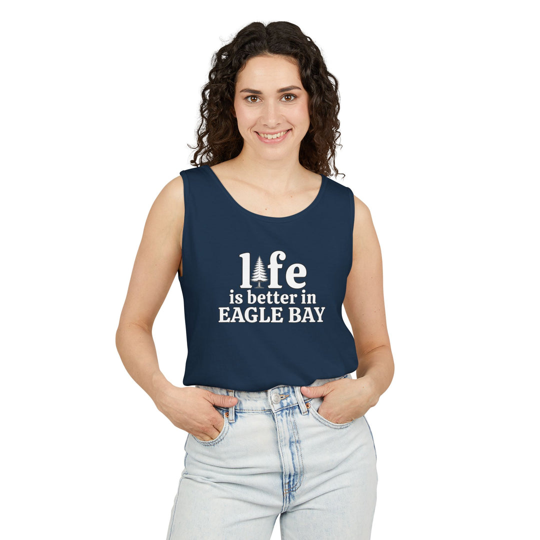 Life is Better in Eagle Bay Unisex Tank