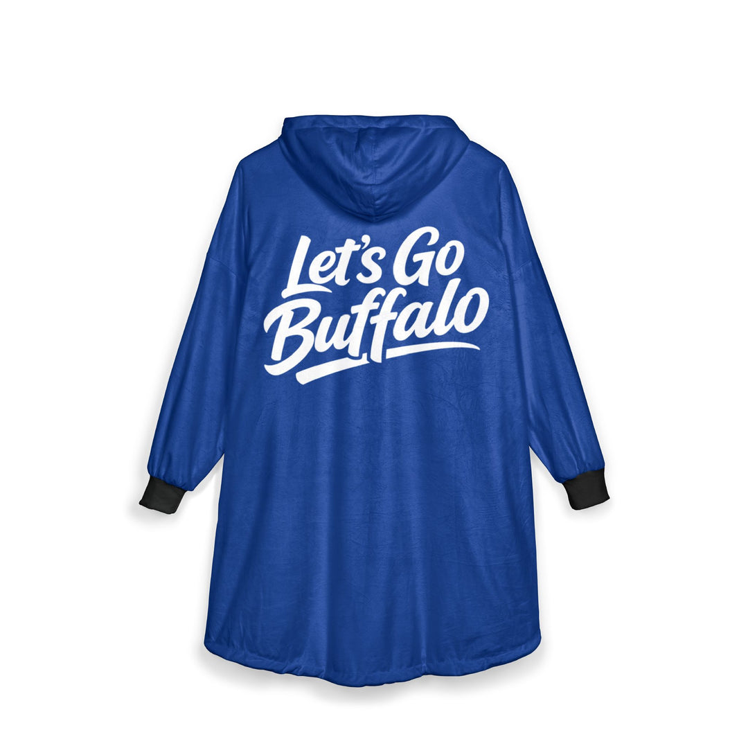 Let's Go Buffalo Hooded Blanket