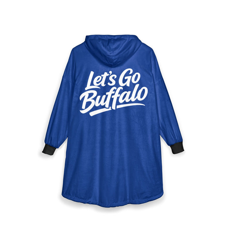 Let's Go Buffalo Hooded Blanket