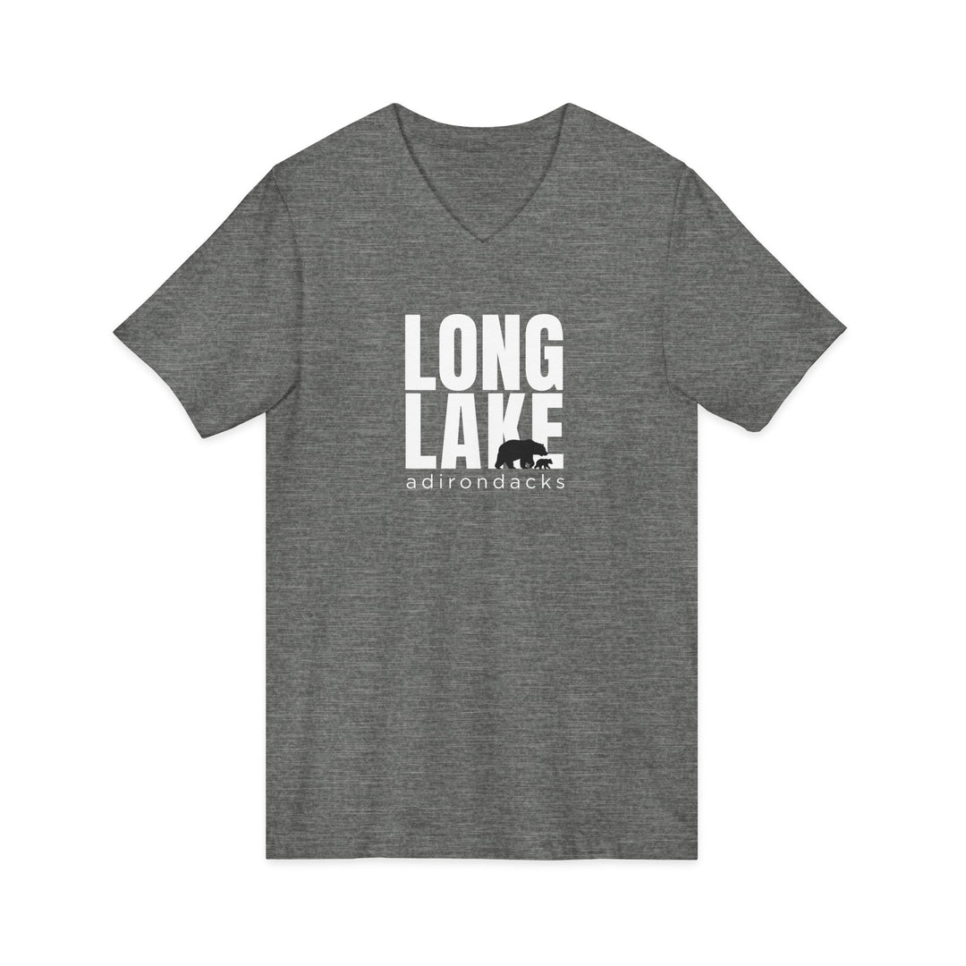 Long Lake Adirondacks Unisex V-Neck T-Shirt