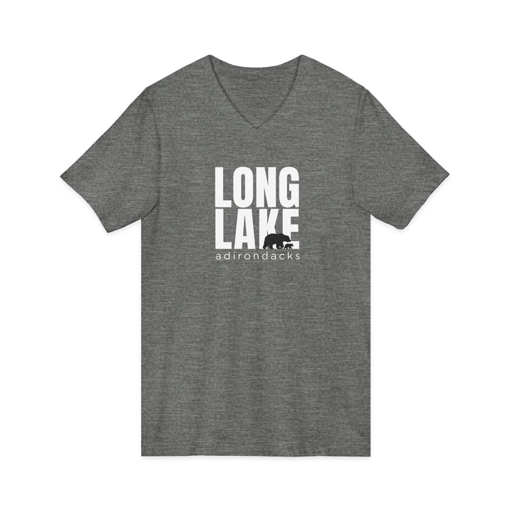 Long Lake Adirondacks Unisex V-Neck T-Shirt