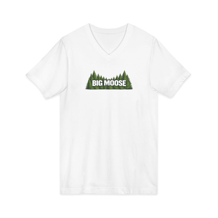 Big Moose Trees Unisex V-Neck Tee