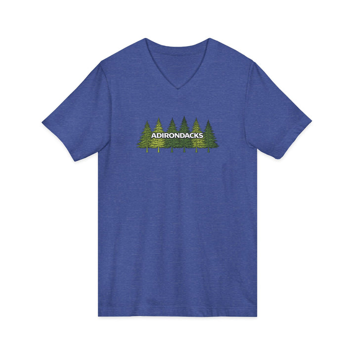 Adirondack Pine Trees Unisex V-Neck