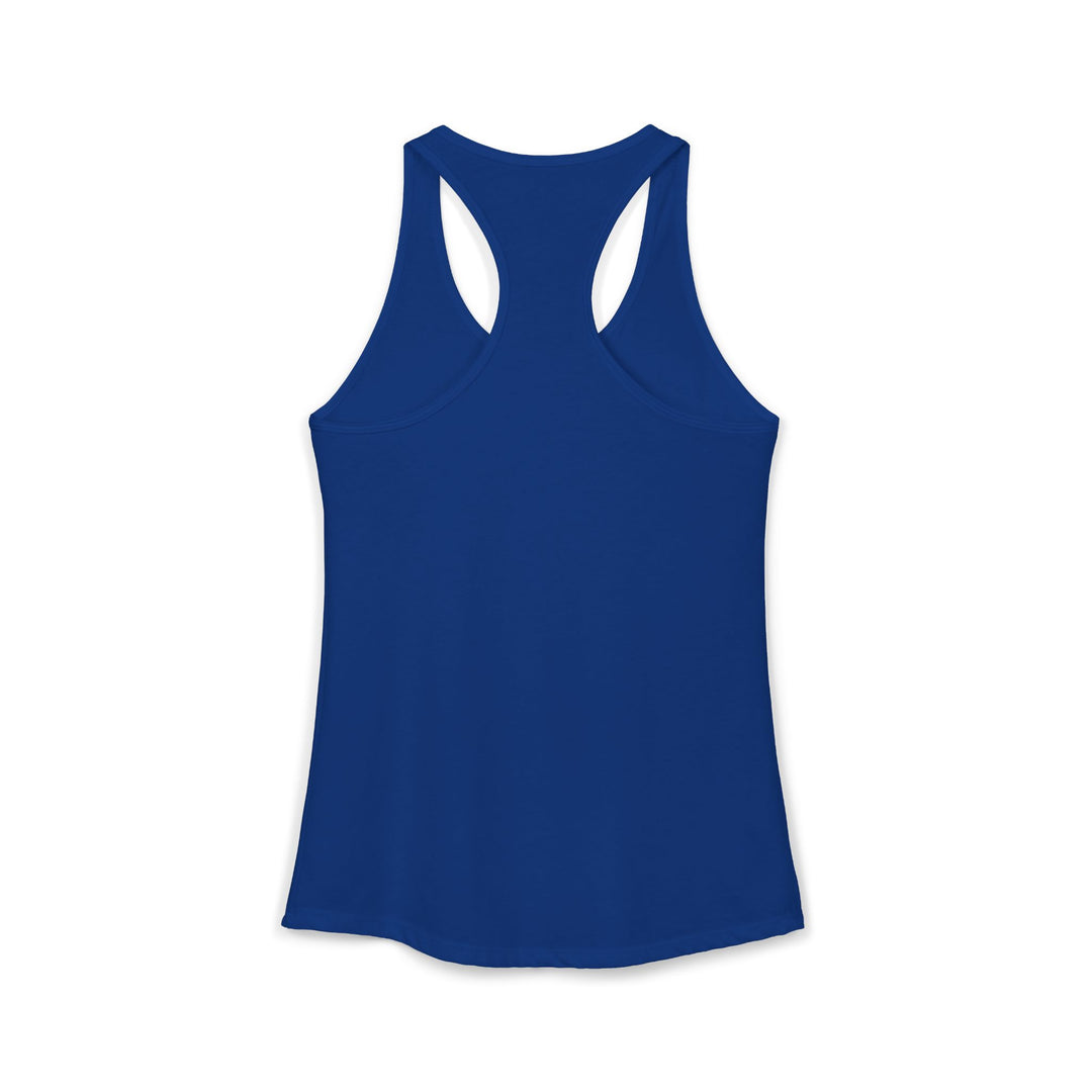 I Might Be Laid Back Ladies Racerback Tank