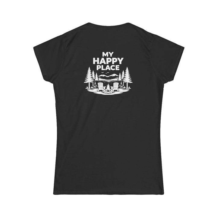 Adirondacks - My Happy Place Ladies T-Shirt