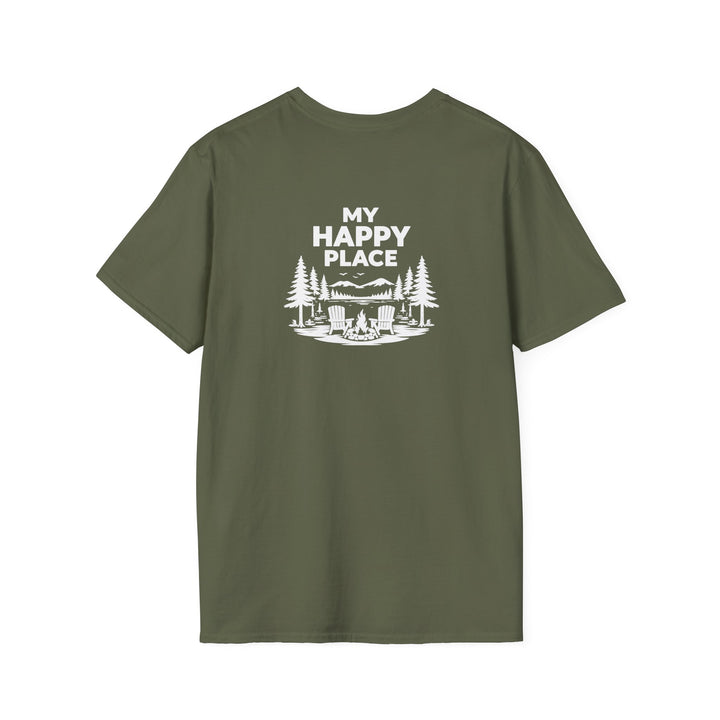 Lake George My Happy Place Unisex V-Neck