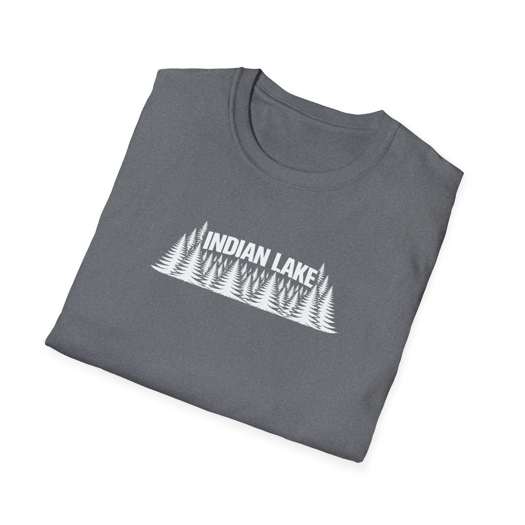 Indian Lake Unisex T-Shirt - Trees