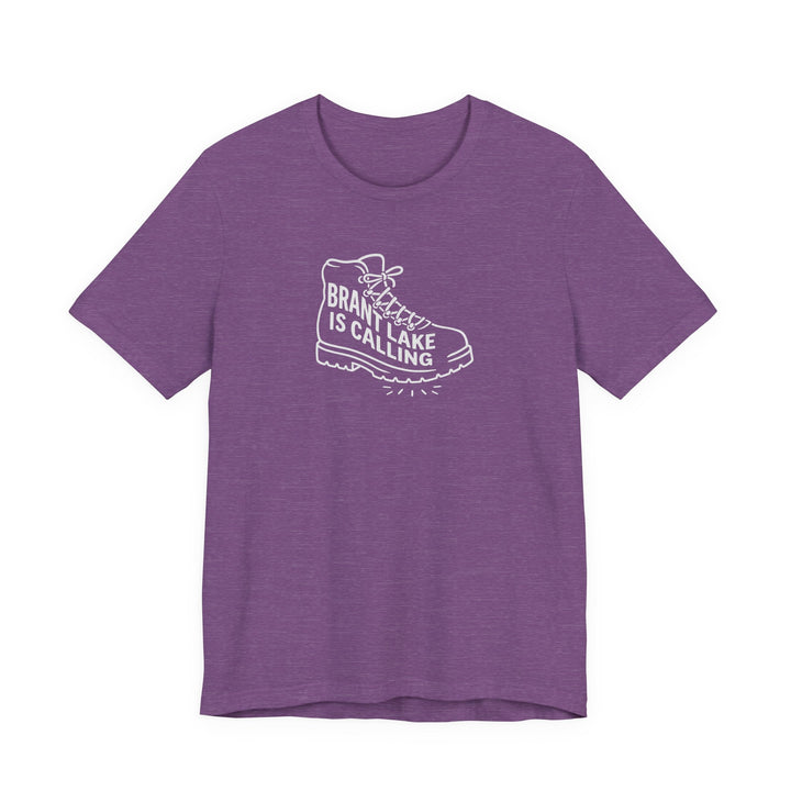 Brant Lake is Calling Hiking Boot Tee