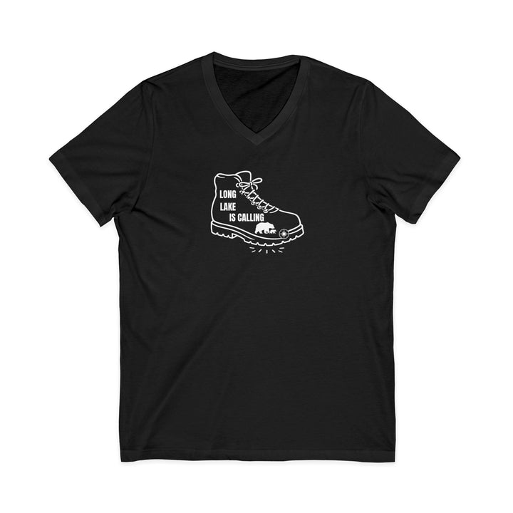 Long Lake is Calling Unisex V-Neck T-Shirt