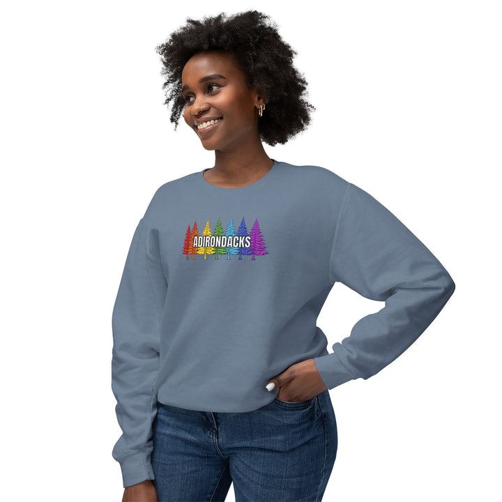 Adirondack Rainbow Trees Sweatshirt