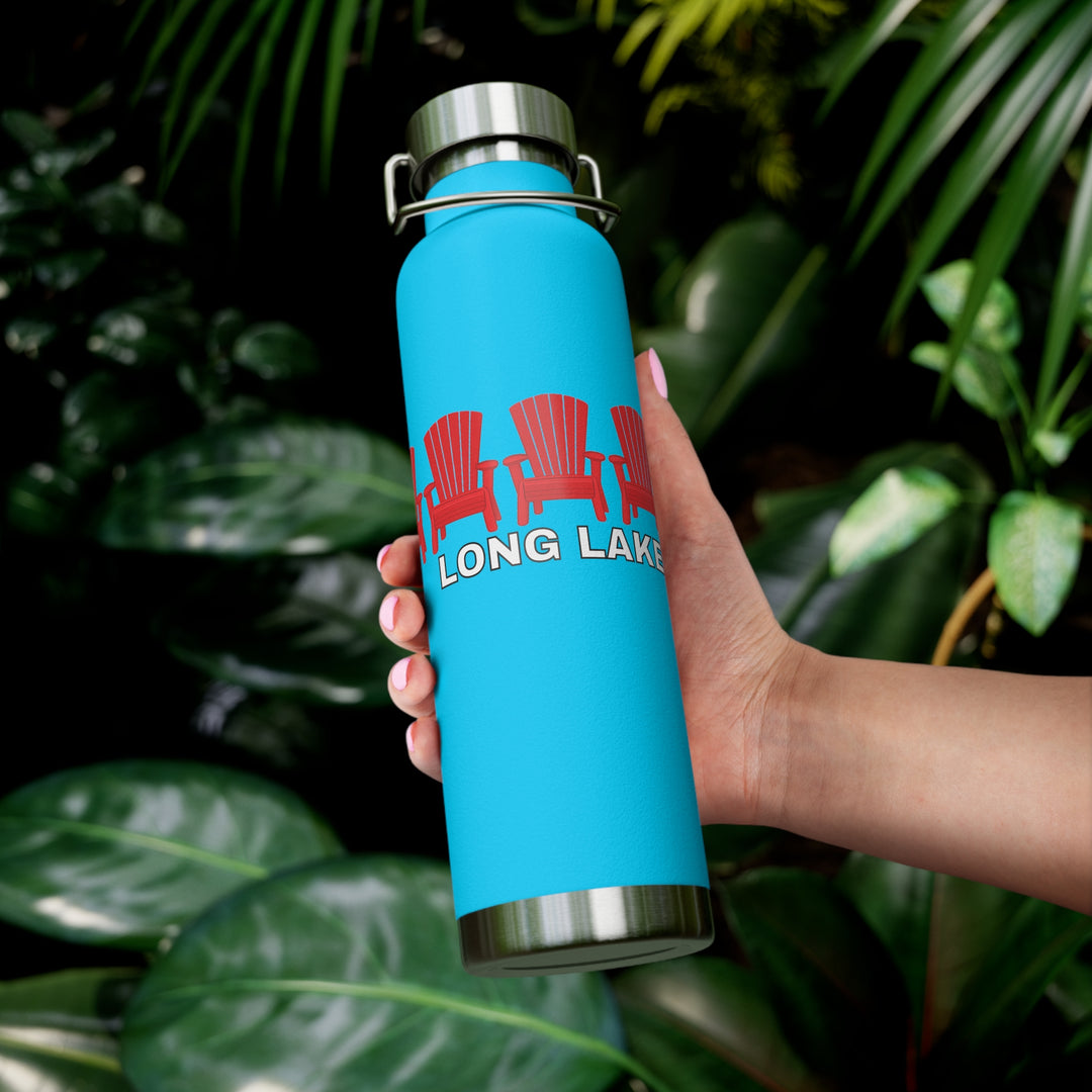 Long Lake ADK Chairs Stainless Water Bottle – 22oz