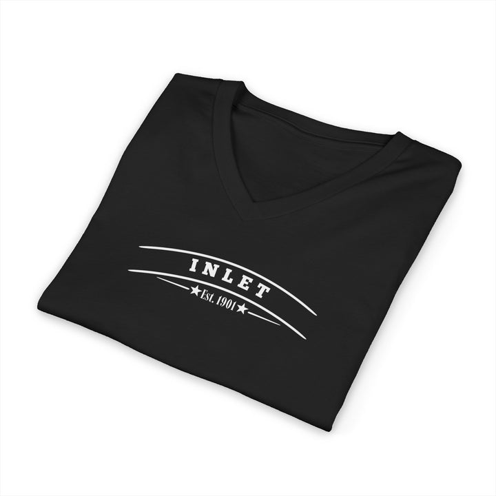 Inlet Unisex V-Neck T-Shirt - My Happy Place
