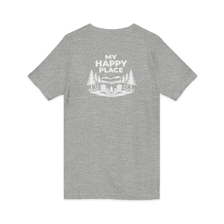 Inlet Unisex V-Neck T-Shirt - My Happy Place