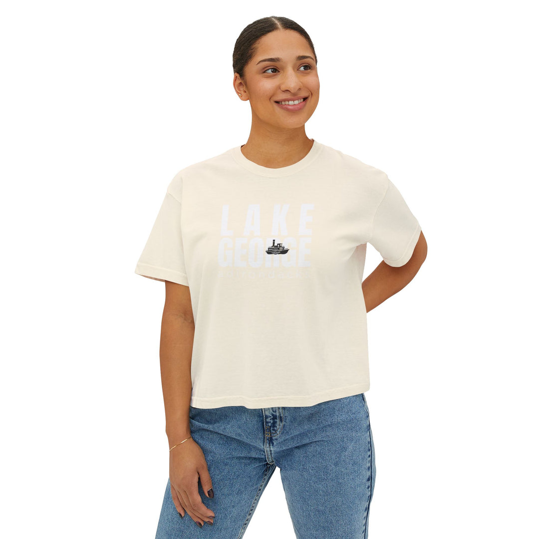 Lake George ADK Ladies Boxy Tee