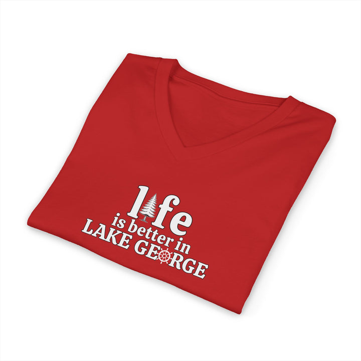 Life is Better in Lake George Unisex V-Neck