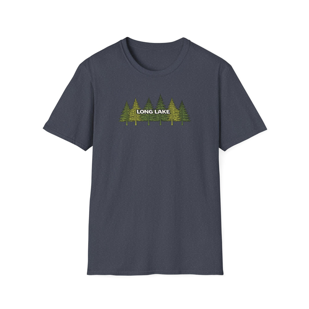 Long Lake Pine Trees Unisex T-Shirt