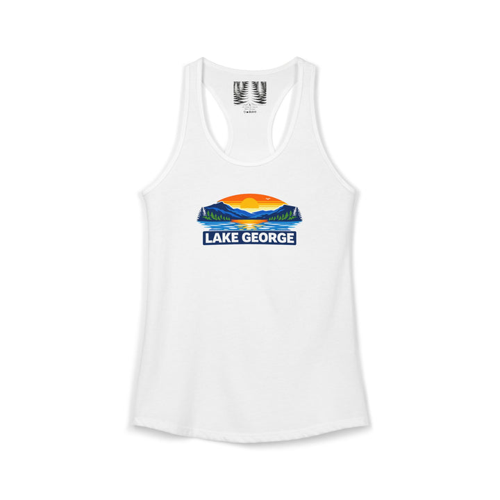 Lake George Sunset Racerback Tank