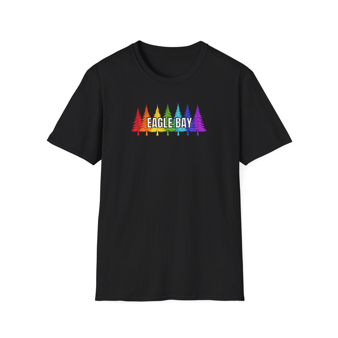 Eagle Bay Unisex T-Shirt - Rainbow Trees