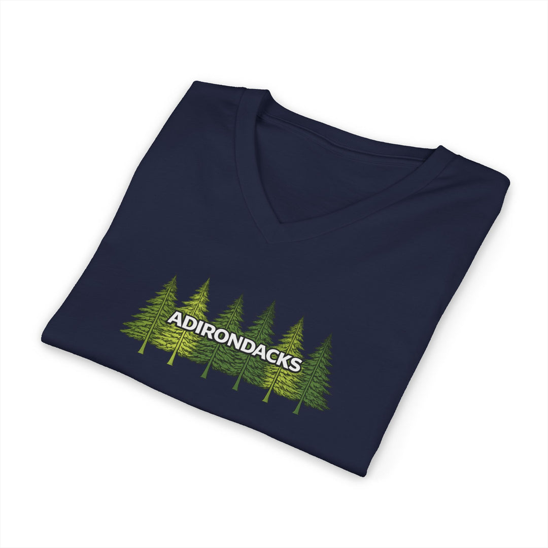 Adirondack Pine Trees Unisex V-Neck