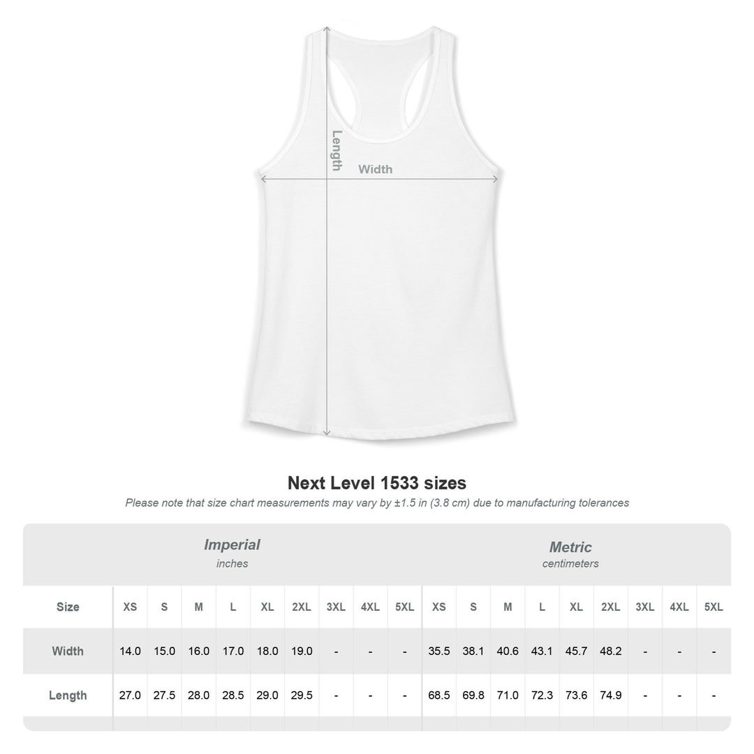 Raquette Tree Ladies Racerback - Pine Trees