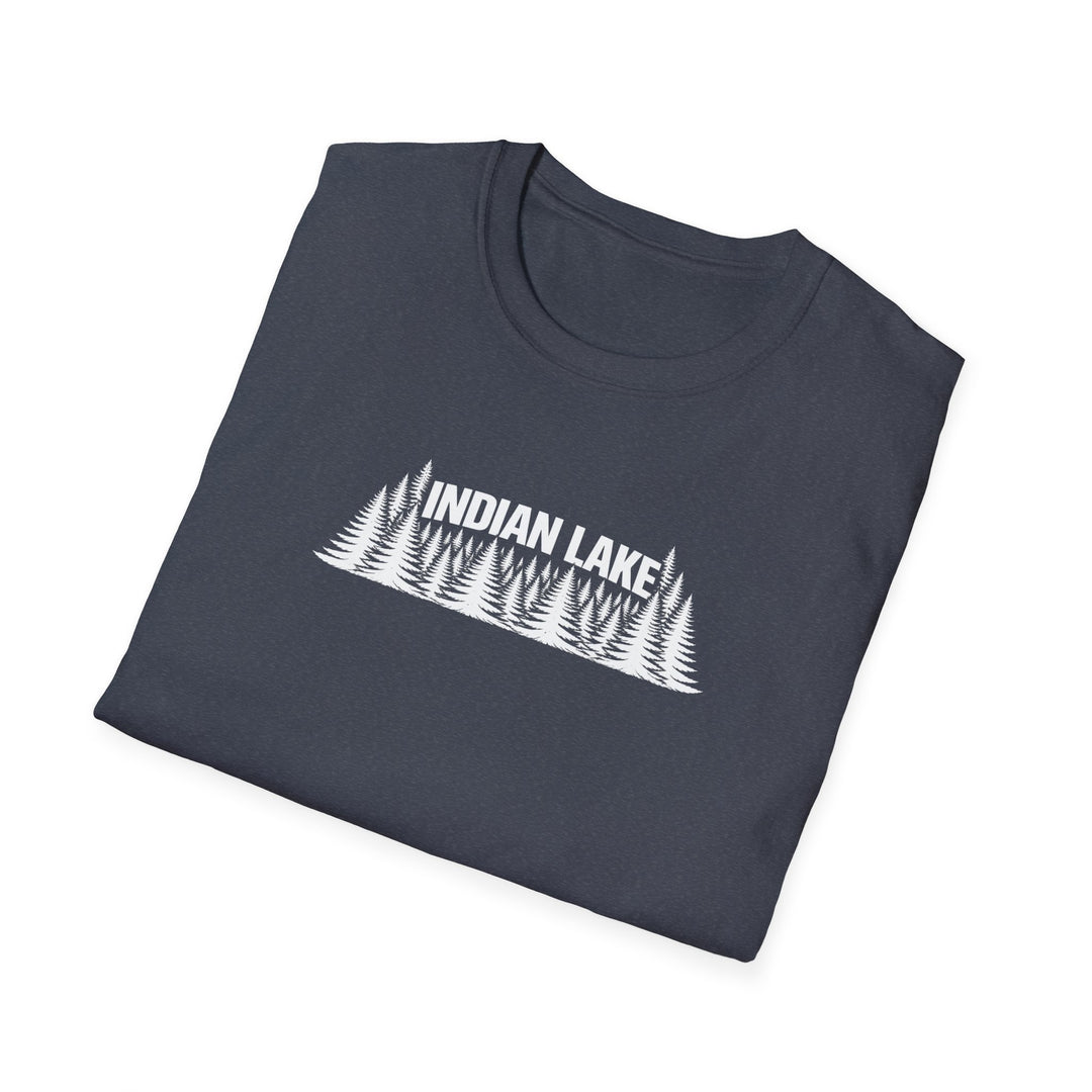 Indian Lake Unisex T-Shirt - Trees