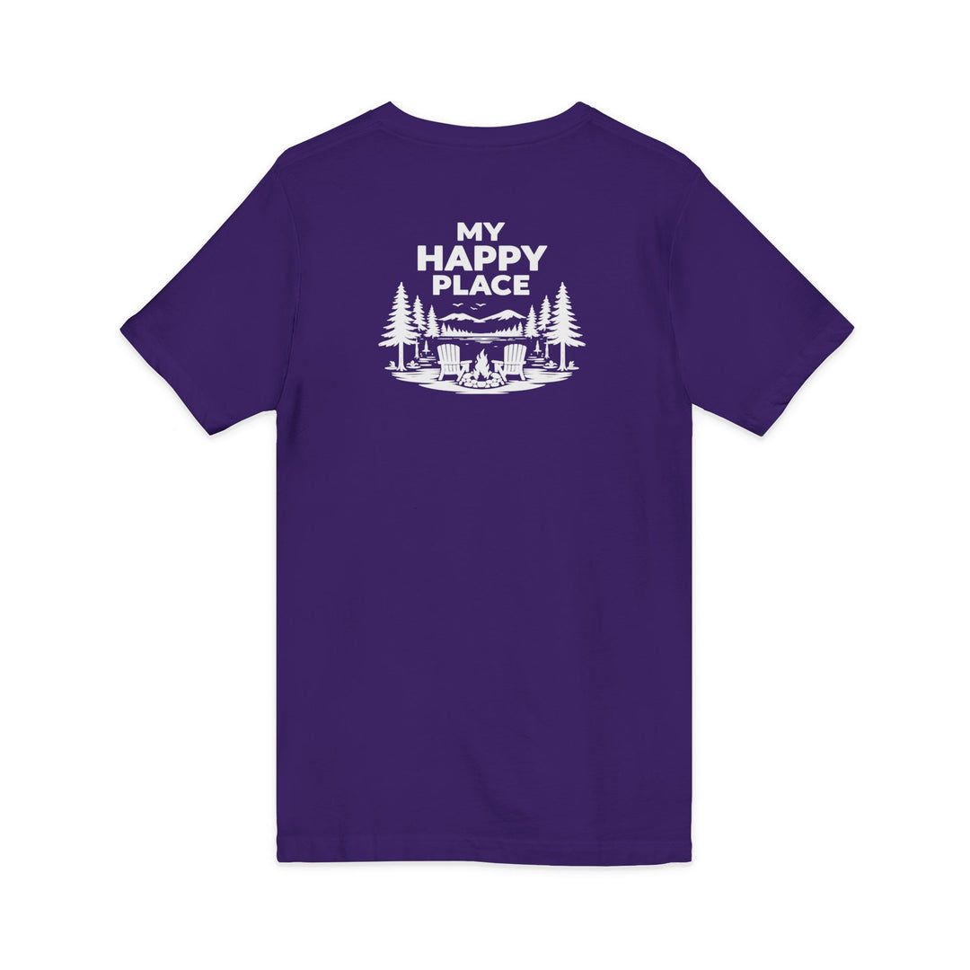 Lake George My Happy Place Unisex V-Neck