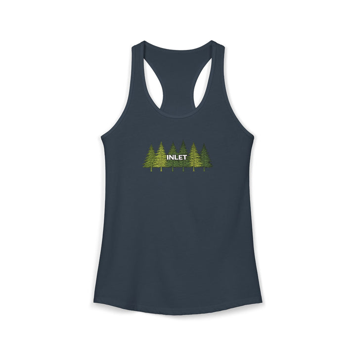 Inlet Ladies Racerback - Pine Trees