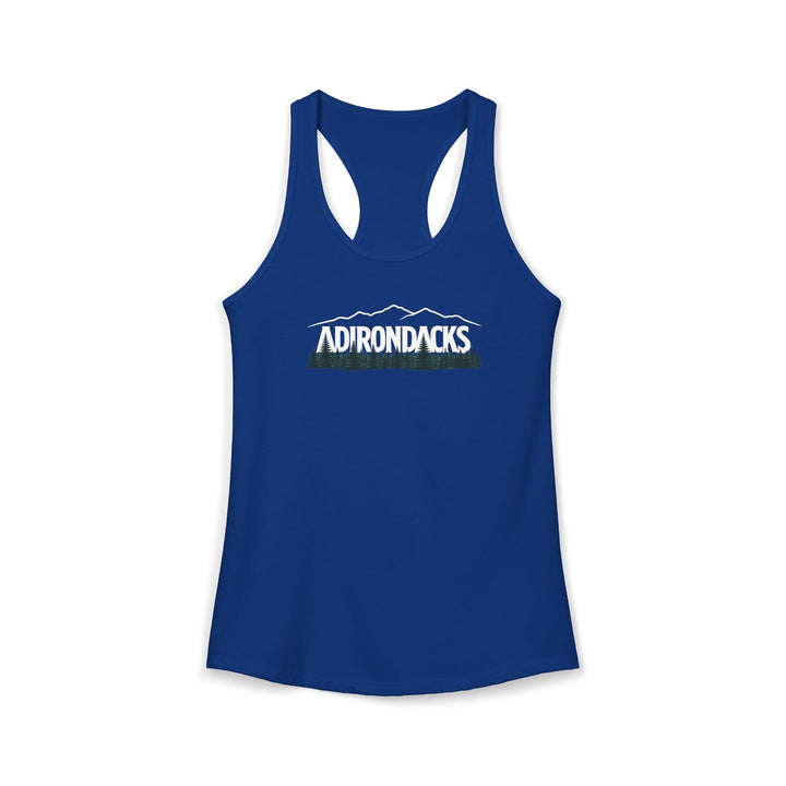 Adirondacks Mtn Range Ladies Racerback Tank