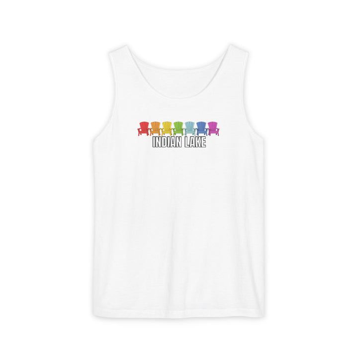 Indian Lake Unisex Tank - Rainbow Chairs