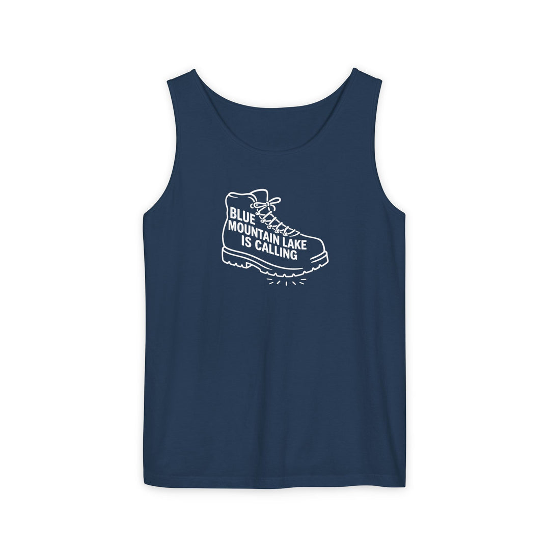Blue Mountain Lake is Calling Unisex Tank