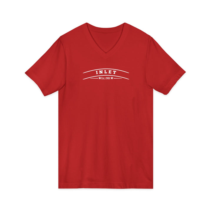 Inlet Unisex V-Neck T-Shirt - My Happy Place