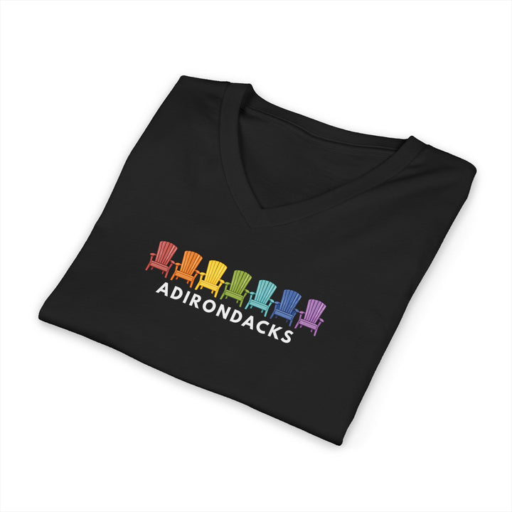 Adirondack Rainbow Chairs Unisex V-Neck