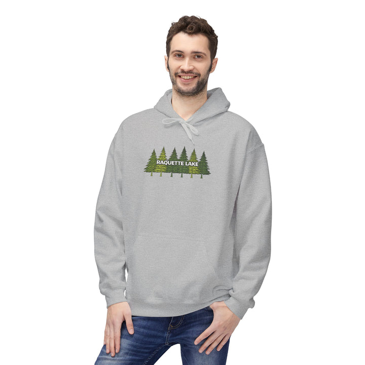 Raquette Lake Hoodie - Pine Trees