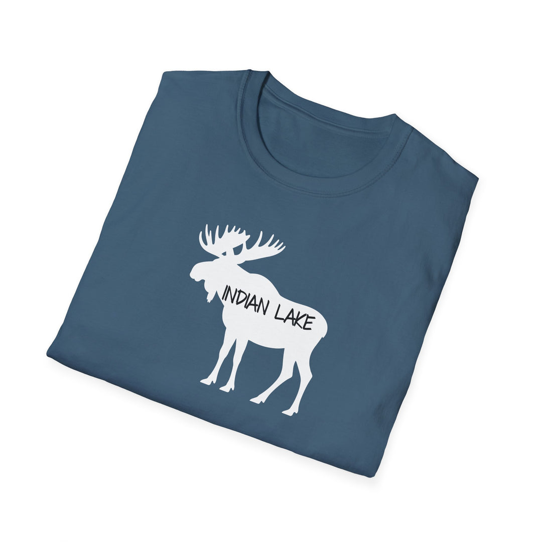 Indian Lake Unisex T-Shirt - Moose