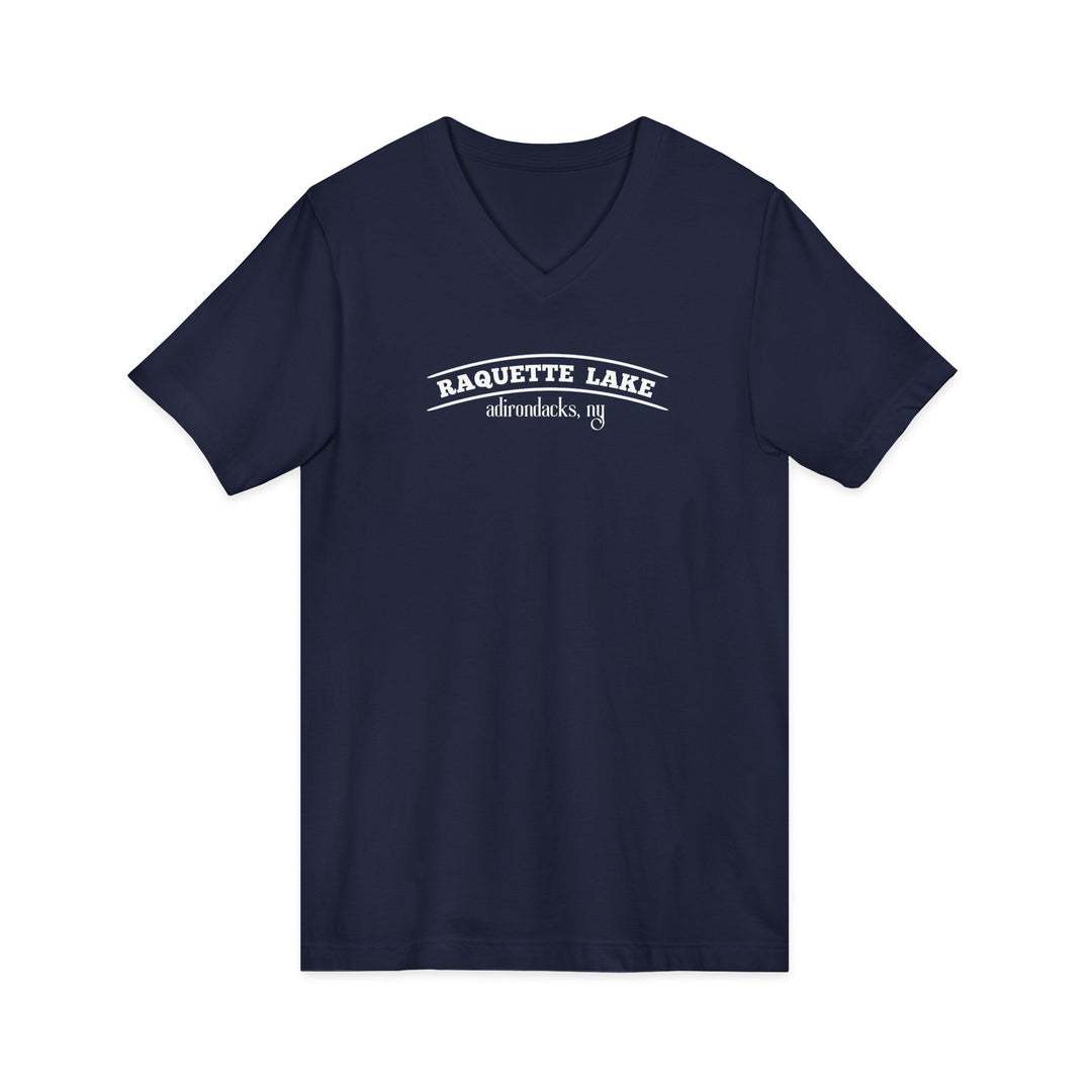 Raquette Lake Unisex V-Neck T-Shirt - My Happy Place