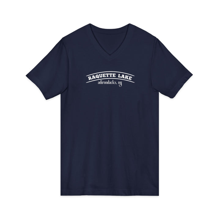 Raquette Lake Unisex V-Neck T-Shirt - My Happy Place