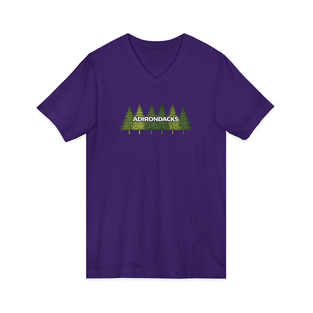 Adirondack Pine Trees Unisex V-Neck